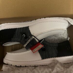 Hey Dude Wally Funk Waffle Black Ice Size 12